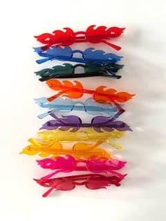 Colored glasses, 10 pcs
