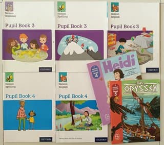 Textbooks 3rd and 4th grades