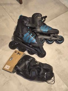 Skates and protection, size 39