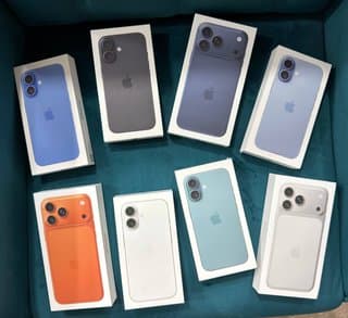 iPhone 16 / 128GB, iPhone 17 / 256GB, iPhone 17 Pro Max / 256GB