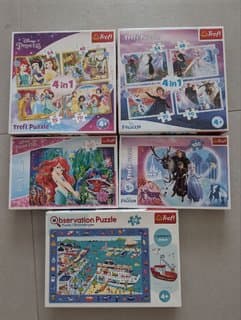 Puzzles in excellent and good condition