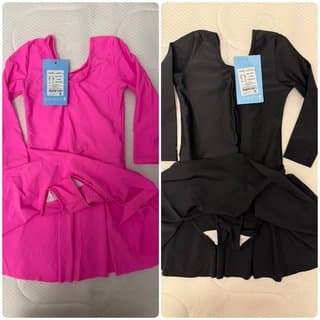 2 new children's dance dresses, height 128