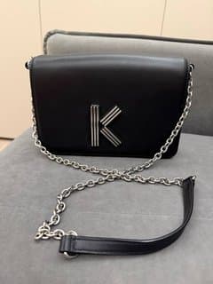 Kenzo leather bag with chain