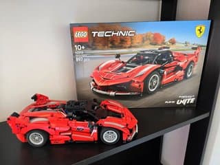 4x LEGO Technic: Ferrari, Aston Martin, Corvette, BMW