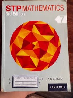 STP Mathematics Book 7 for KS3, Year 1 secondary