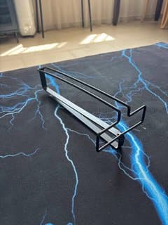 Hanging glass holder