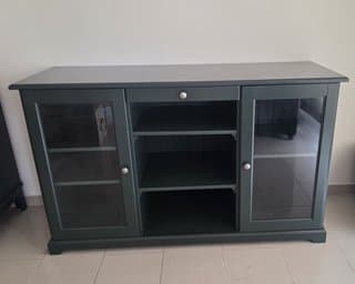 Ikea LIATORP μπουφές/έπιπλο τηλεόρασης σκούρο πράσινο