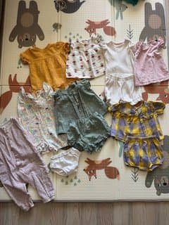 Summer clothes for girl 74-86
