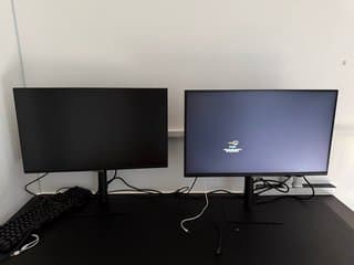 2 Samsung 27-inch monitors